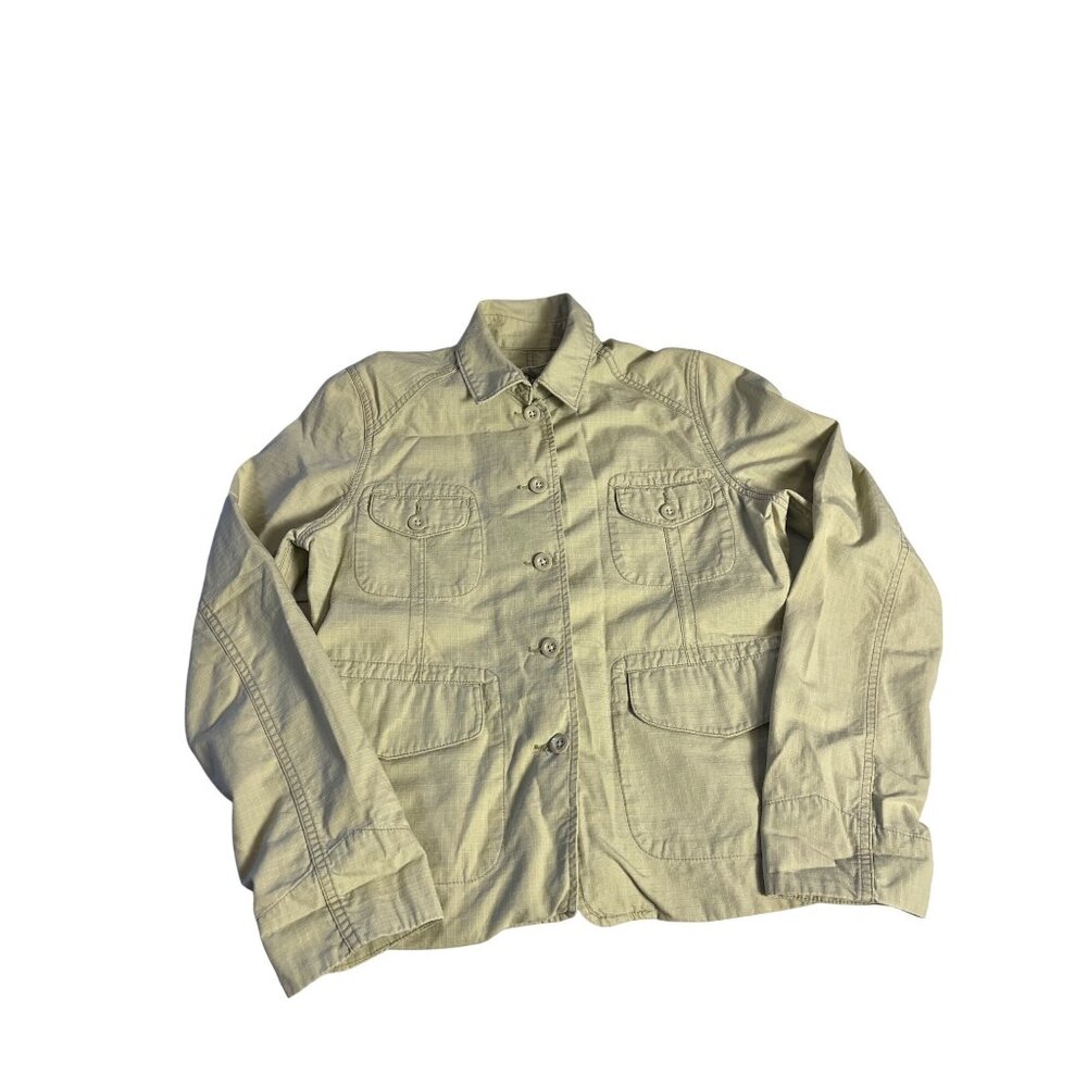 Ralph Lauren Polo Jeans Co. light green  Utility Jacket M 100% Cotton Button-Up